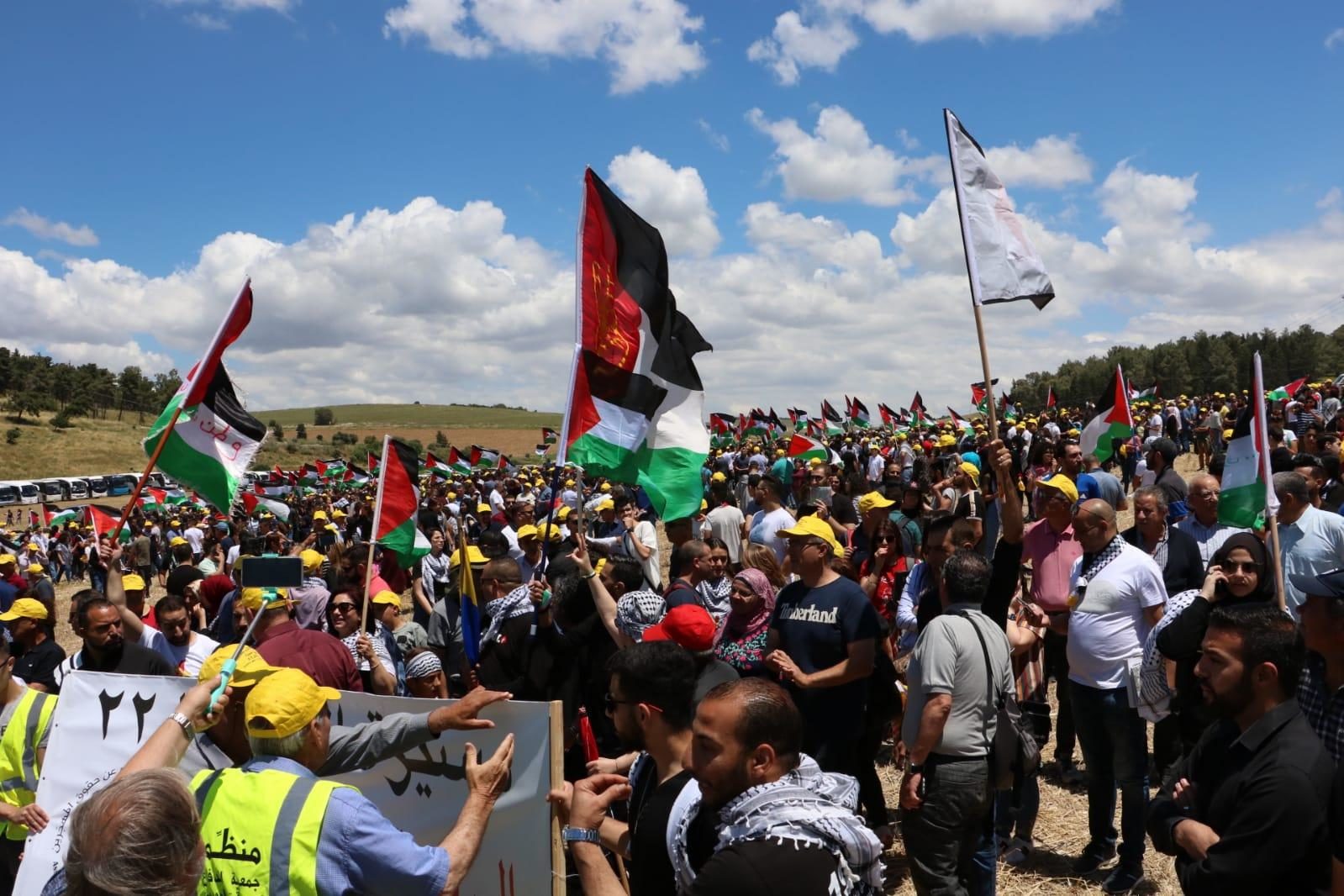Click to enlarge nakba march