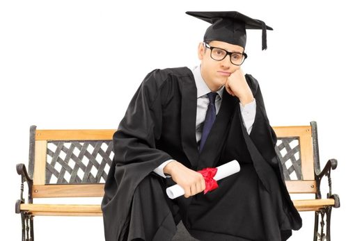 Worried College Graduate