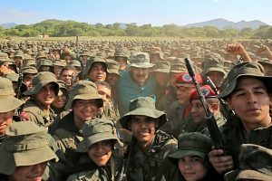 Click to enlarge maduro with soldiers