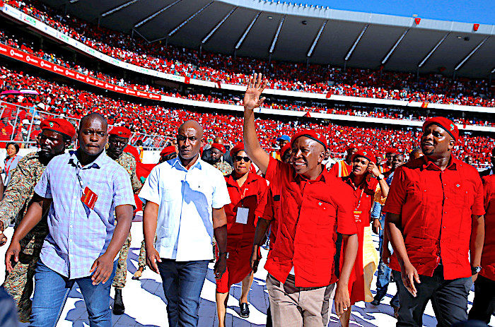 Click to enlarge Julius Malema rally