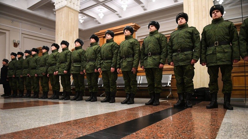 Click to enlarge Russian conscripts