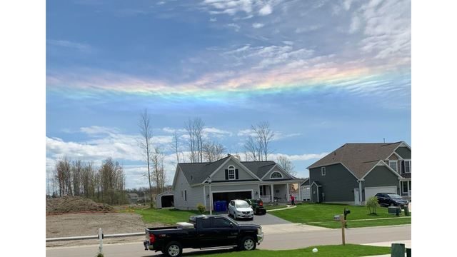 Circumhorizontal arc over Lake View, NY