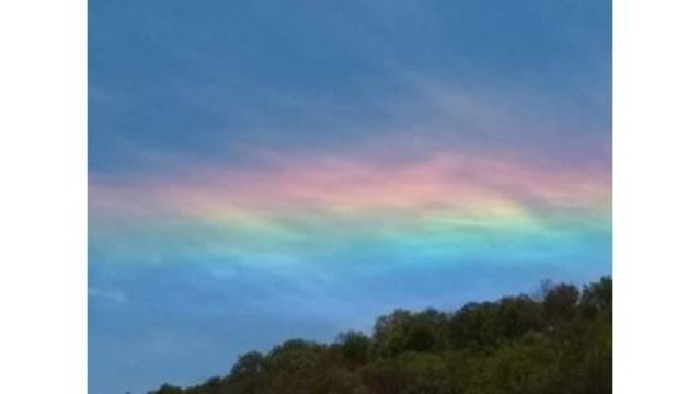 Click to enlarge Circumhorizontal arc over NY