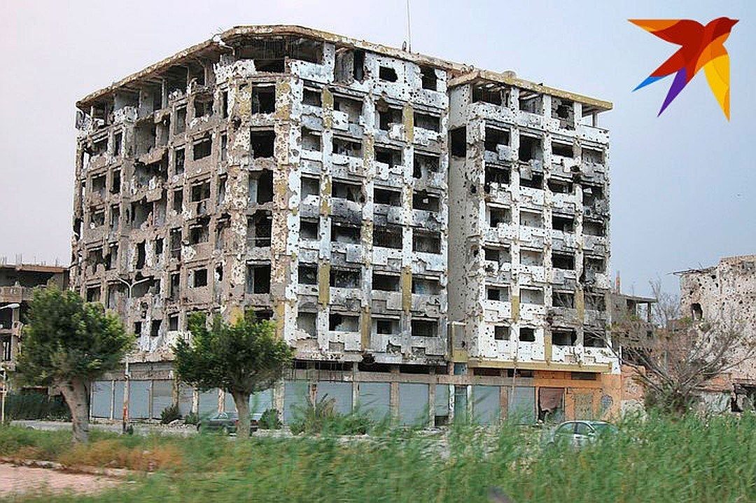 Click to enlarge bombed building benghazi