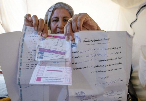 Khadra Ibrahim  refugee documents.