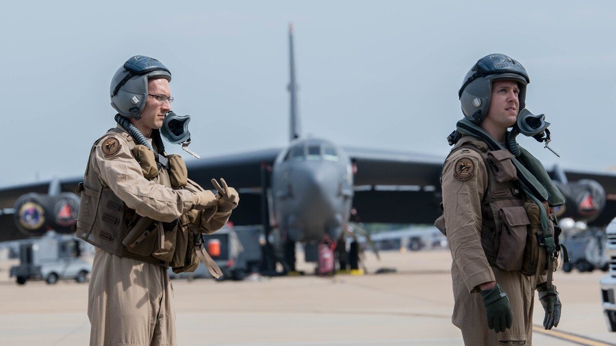 Click to enlarge Airmen from the 20th Bomb Squadron