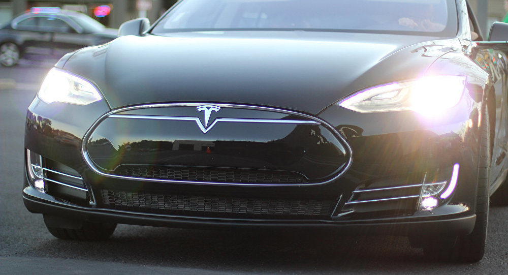 Fire hazard Tesla electric car bursts into flames at Hong Kong parking