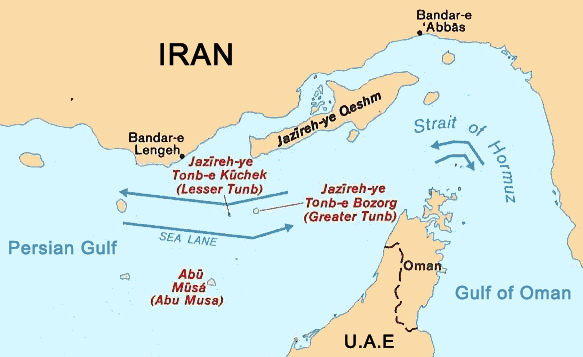 Click to enlarge strait of hormuz