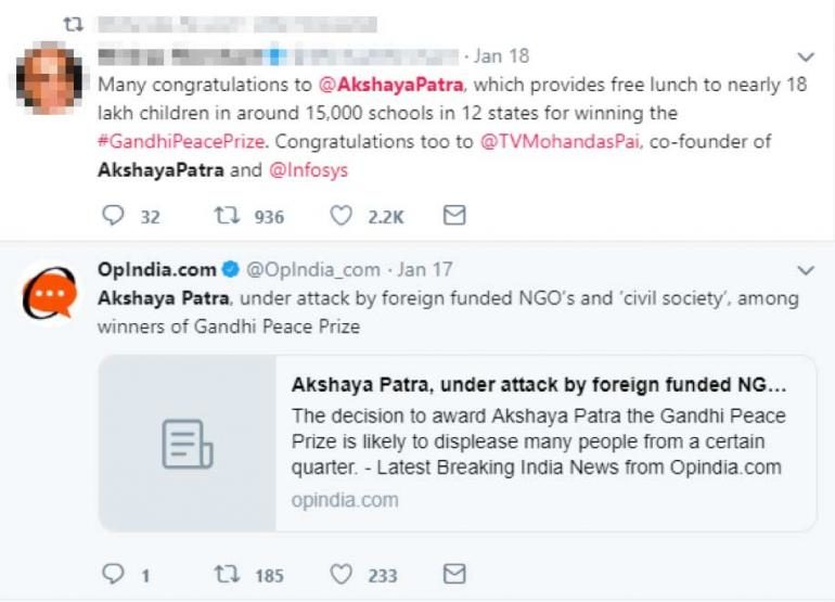 Click to enlarge Indian tweets