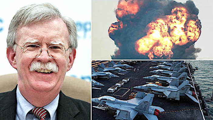 Click to enlarge Bolton, explosion, planes