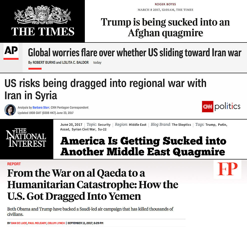 Click to enlarge war news stories