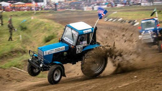 In celebration of Russia's taste for speed and legendary bad roads, 'tractor racing' poised to become 'new national sport'