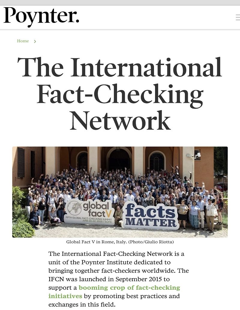 Click to enlarge fact checking network