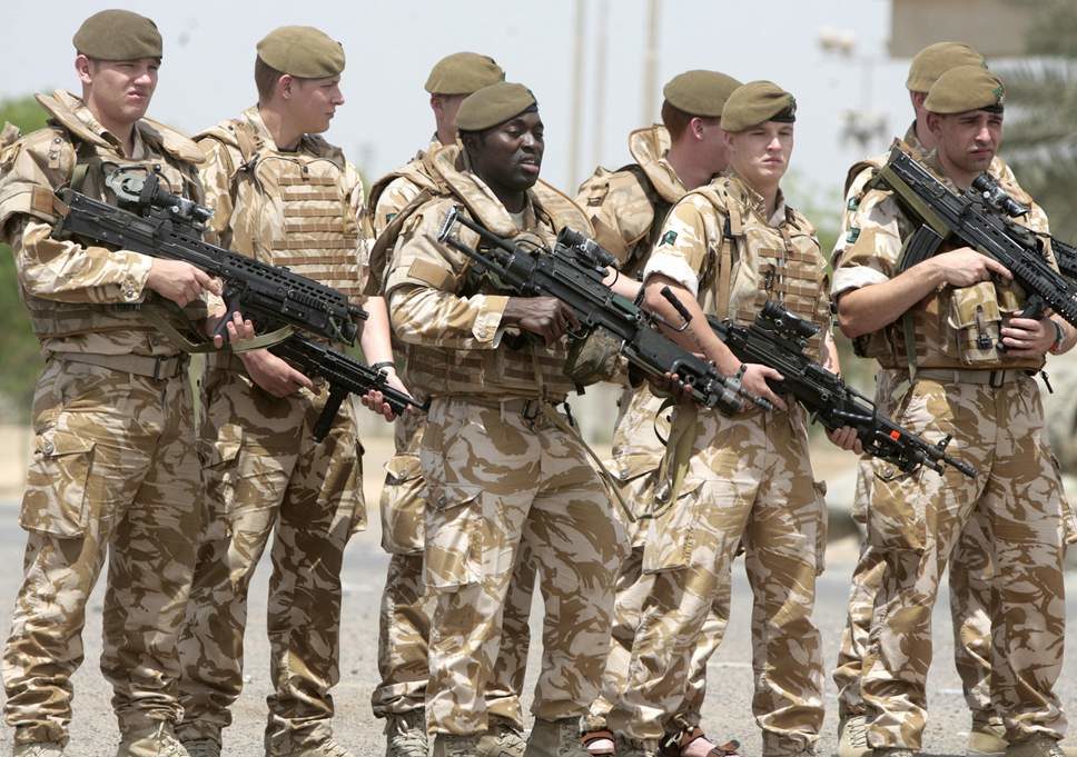 UK British soldiers Iraq