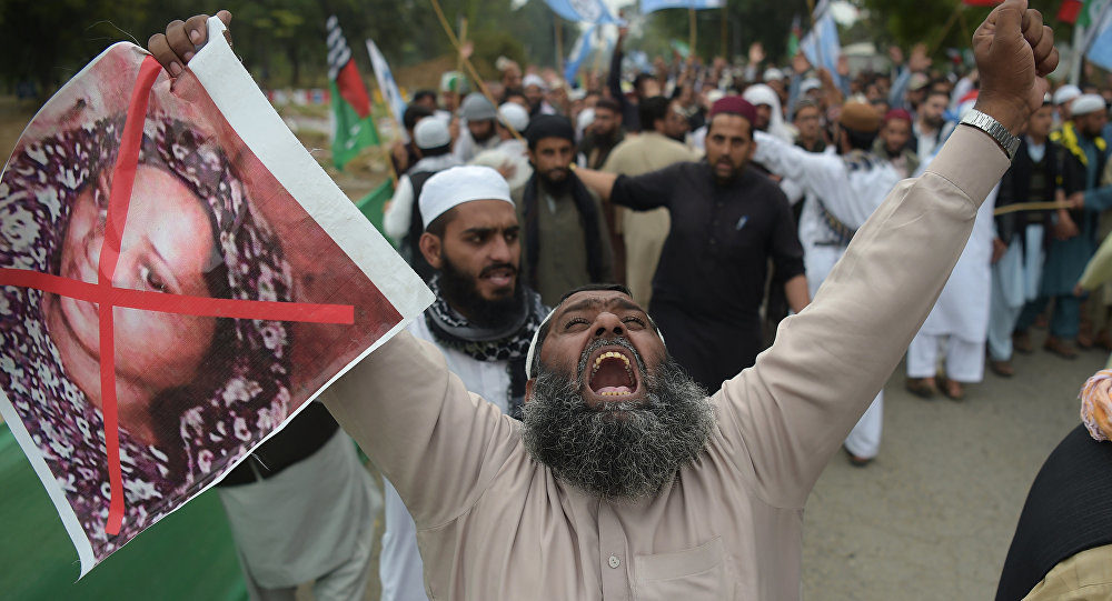 protest Pakistan Asia Bibi