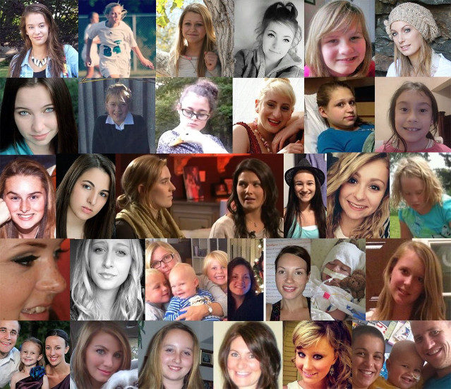 Click to enlarge young women suffered HPV vaccine.