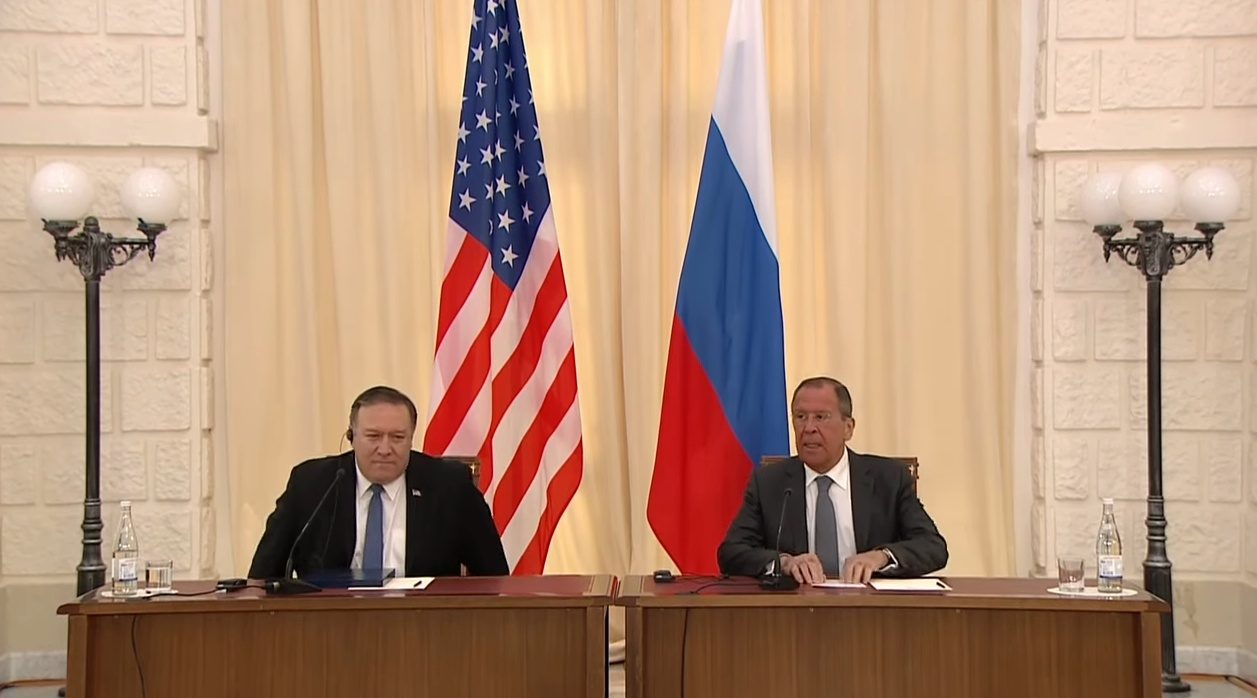 Click to enlarge Pompeo Lavrov