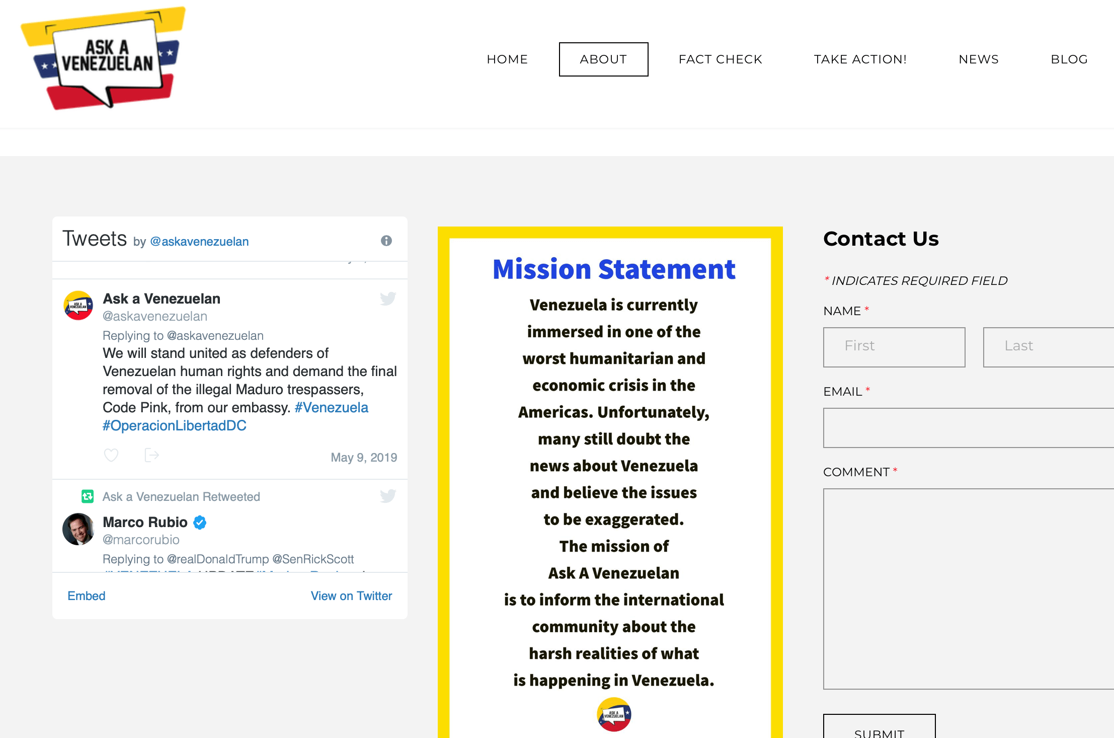 Click to enlarge pro guaido propaganda website
