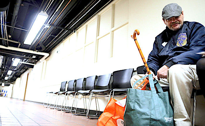man with bag