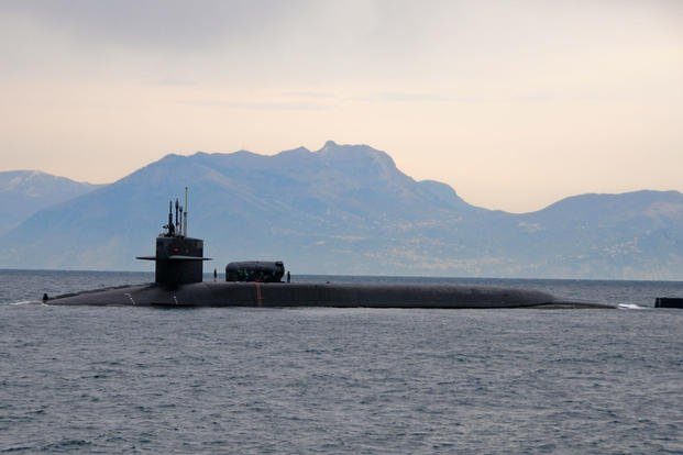 Click to enlarge submarine USS Florida