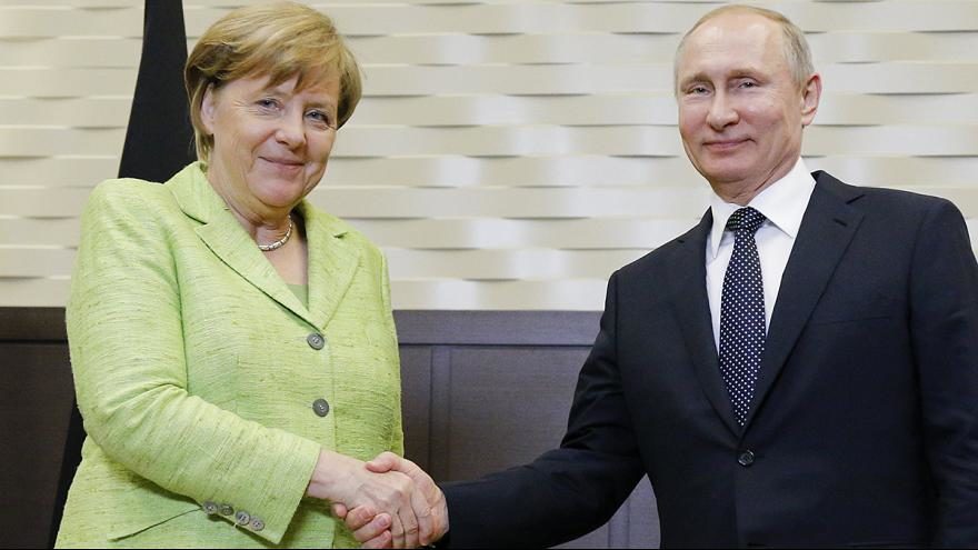 Merkel and Putin