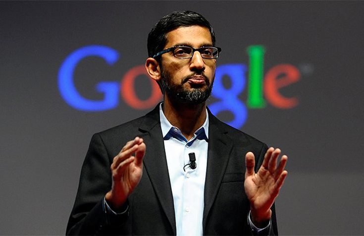 Click to enlarge CEO Sundar Pichai