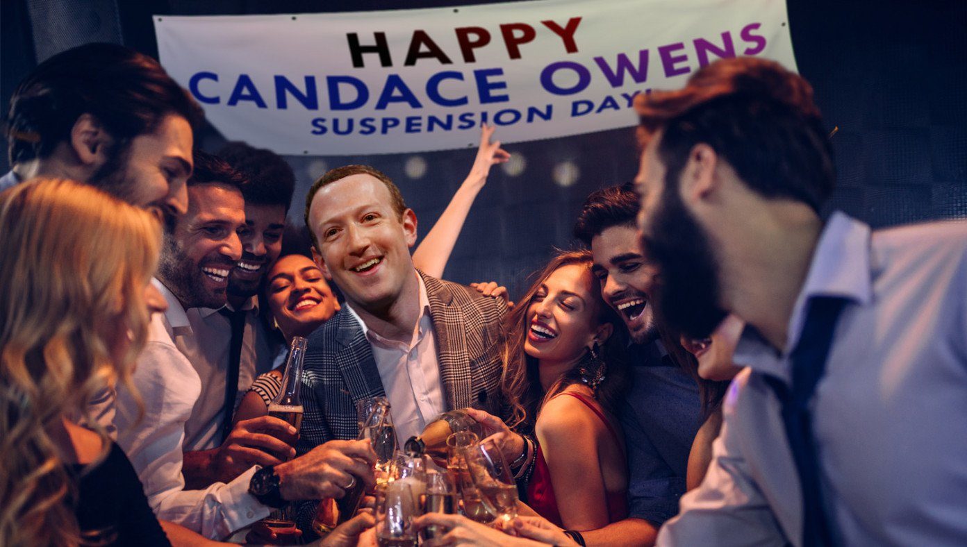 Click to enlarge candace owens satire Facebook