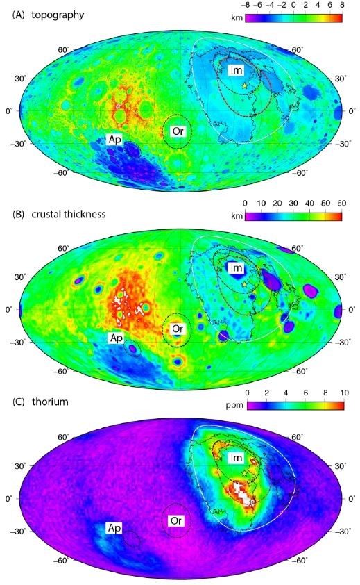 Thorium Distribution of the Moon