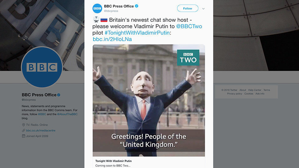 bbc putin satire show