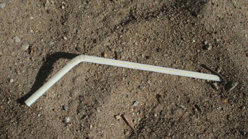 Click to enlarge plastic straw