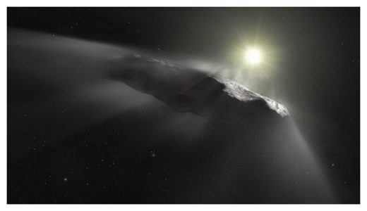 Click to enlarge 'Oumuamua as a comet
