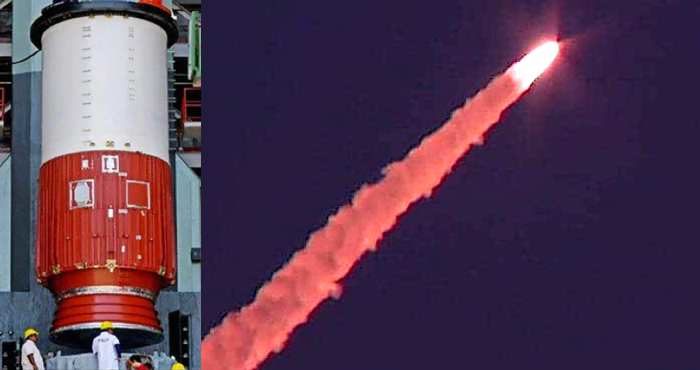 Click to enlarge RISAT-2B launch