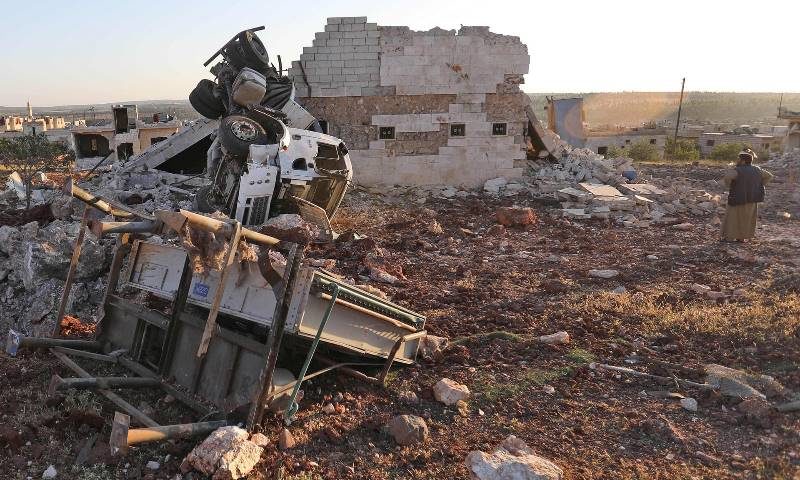 Click to enlarge Syria war destruction