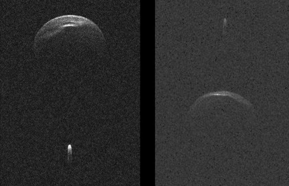 asteroid with moon 1999 KW4