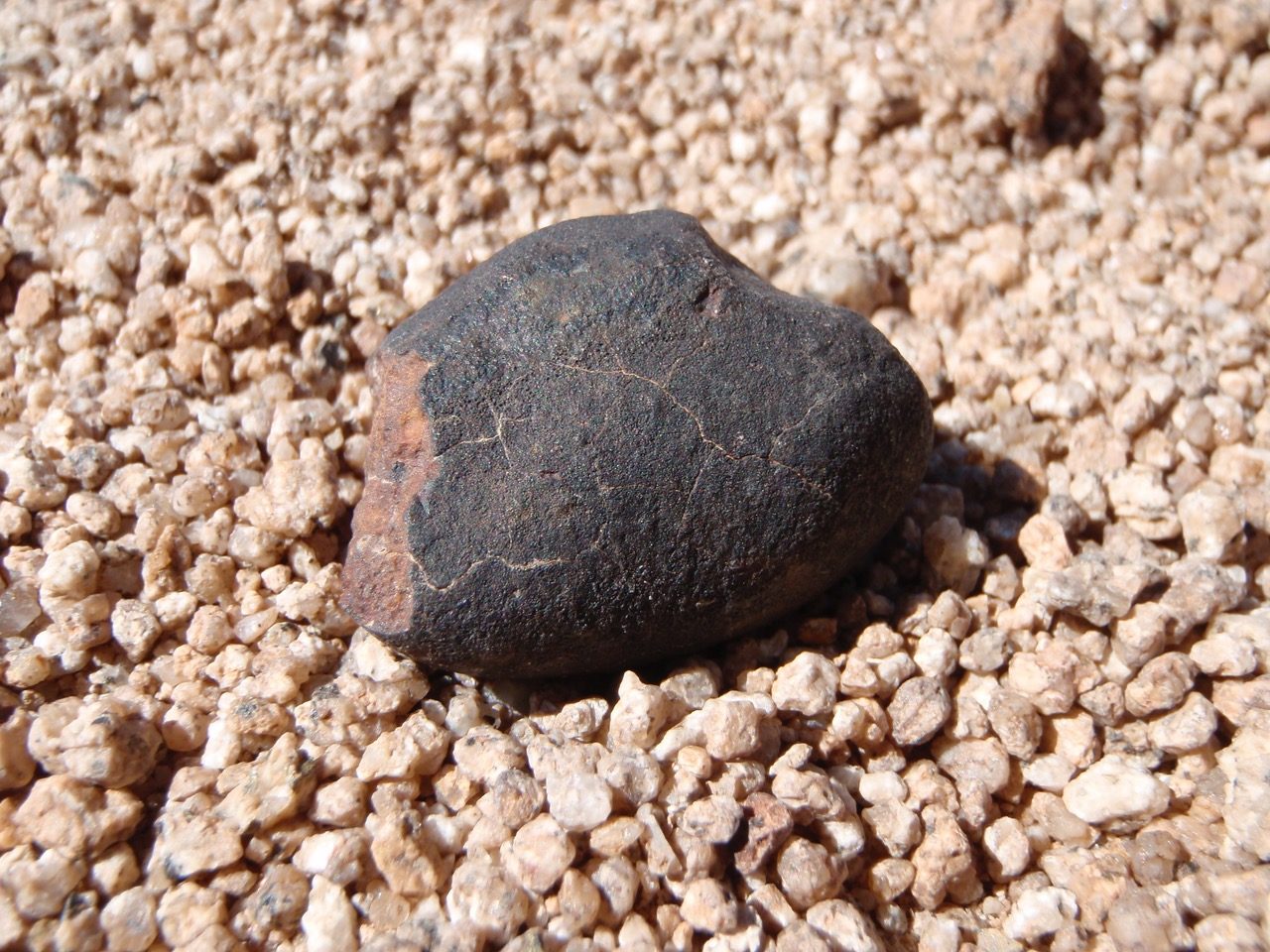 Meteorite in Atacama Desert