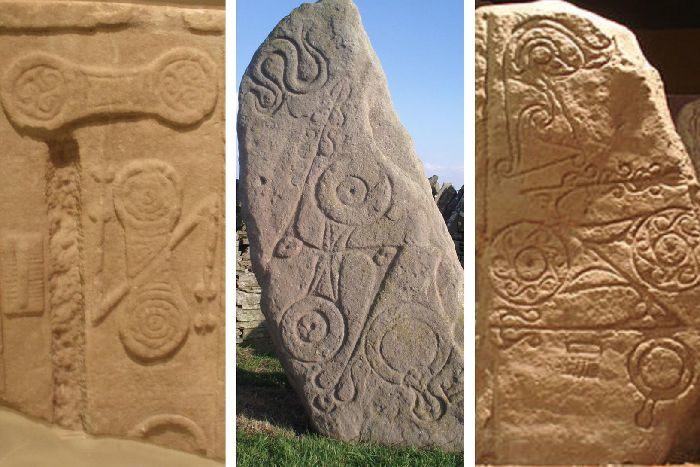 Click to enlarge Pictish double disc