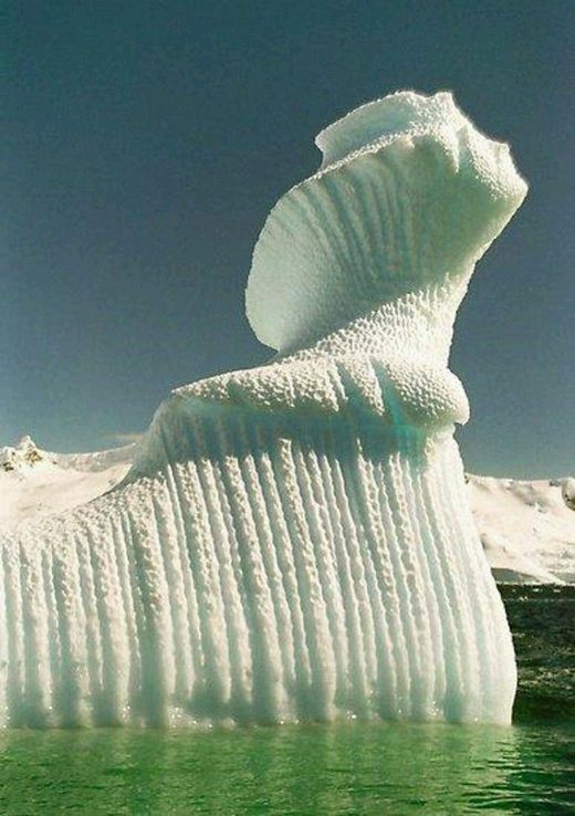 Click to enlarge Spiral iceberg