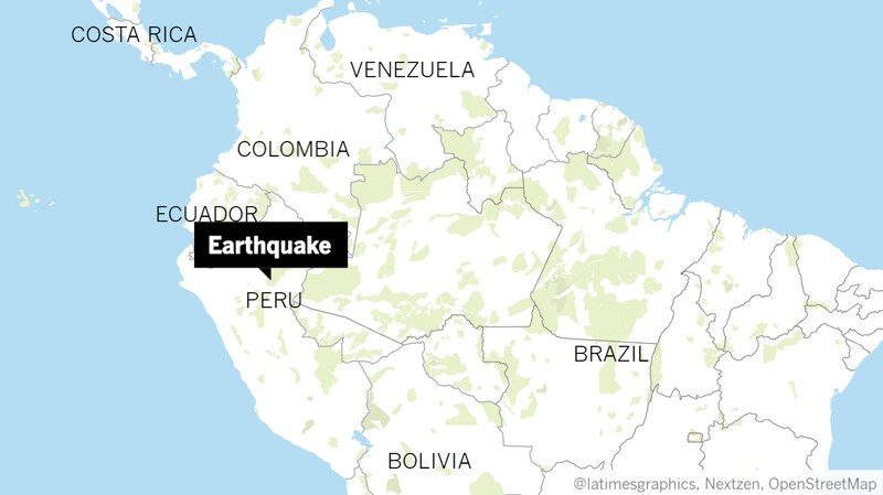 Click to enlarge map earthquake