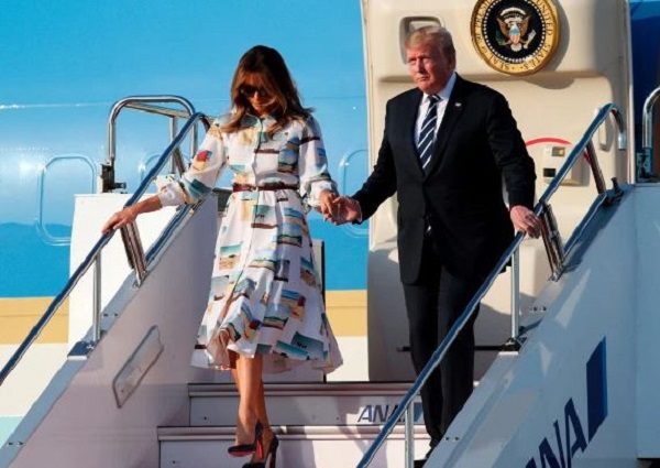 Melania and Donald Trump