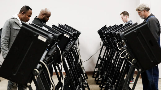 Electronic polling machines