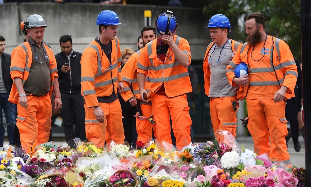 london van attack flower memorial