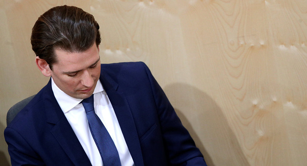 Austrian Chancellor Sebastian Kurz