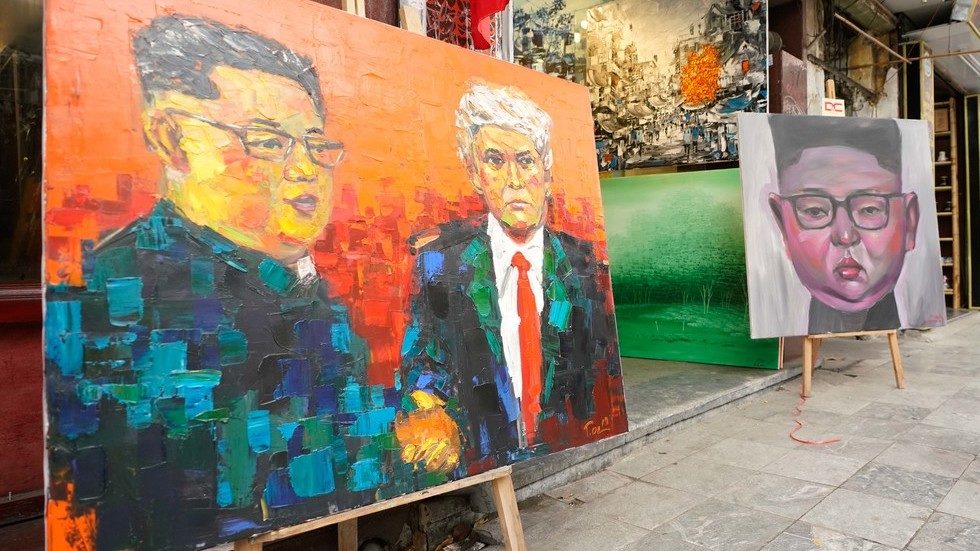 Trump Kim art