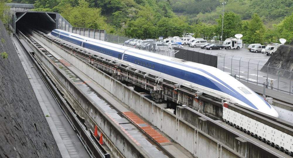 Click to enlarge maglev train