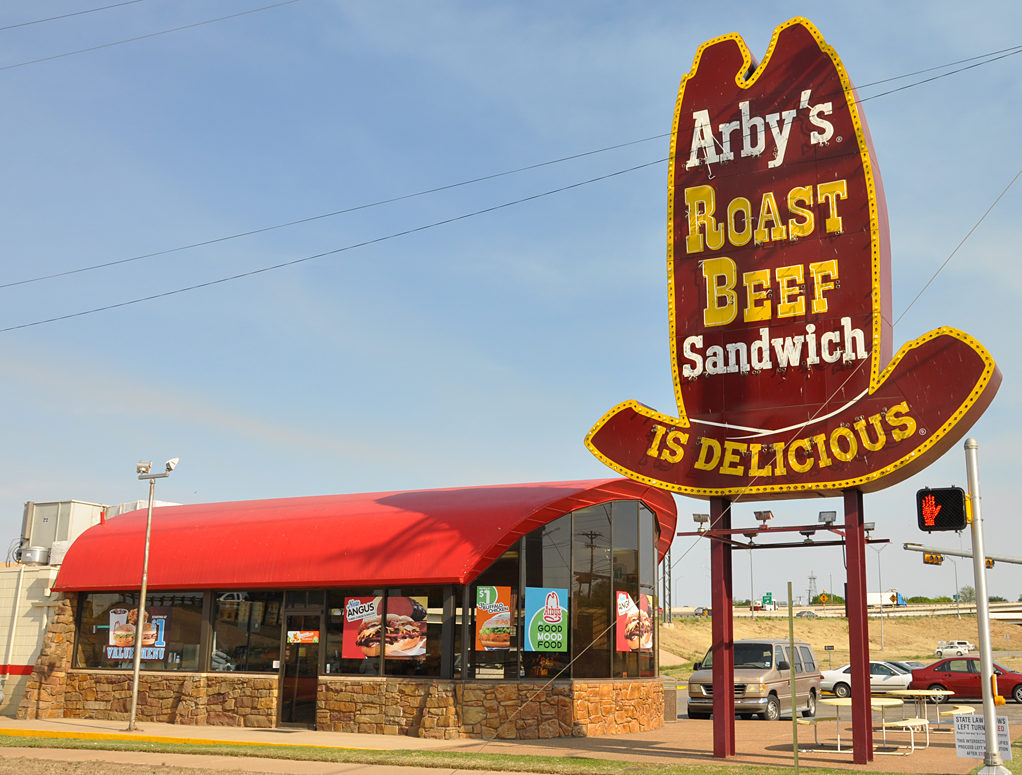 Click to enlarge Arby's roast beef restaurant