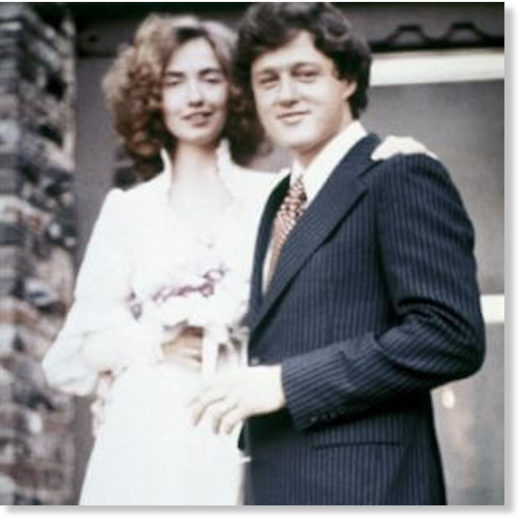 Click to enlarge Bill and Hillary