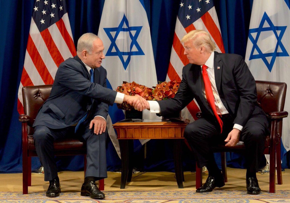 Click to enlarge Trump, bibi netanyahu