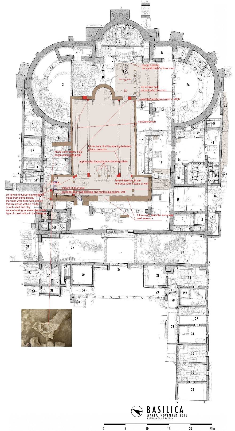 Click to enlarge floor plan ancient church alexandria