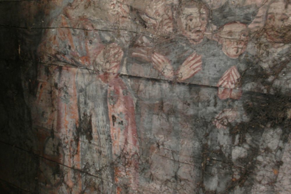 Click to enlarge polychrome paintings Domachowie Poland