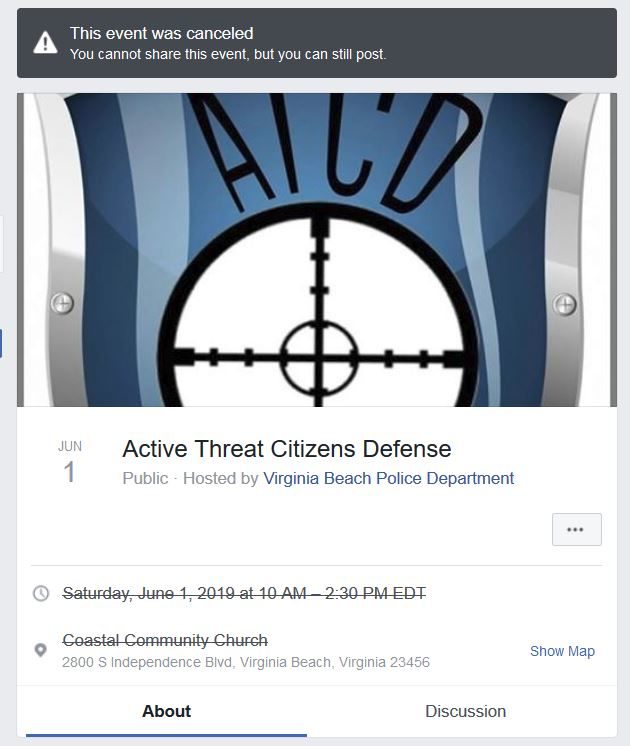 virginian beach active shooter drill